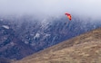 (Francisco Kjolseth | The Salt Lake Tribune) Paraglider Ben Walker takes advantage of mild temperatures in the Salt Lake Valley to launch off the dry slopes of Mount Wire on Friday, Jan. 2, 2026.