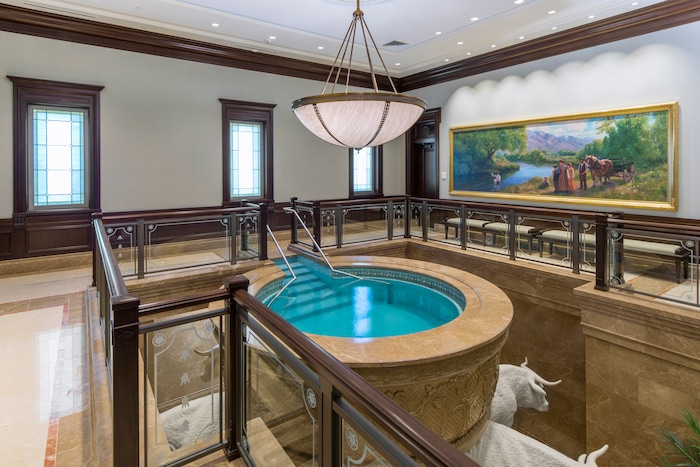 (Photo courtesy of The LDS Church)  The Baptistry in the Cedar City, Utah, temple. Utah's 17th temple will be dedicated on Dec. 10, 2017.