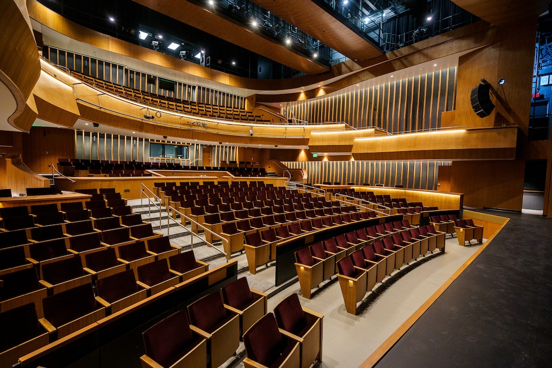 (Trent Nelson  |  The Salt Lake Tribune) Mainstage Theater at the new Mid-Valley Performing Arts Center in Taylorsville on Friday, May 21, 2021.