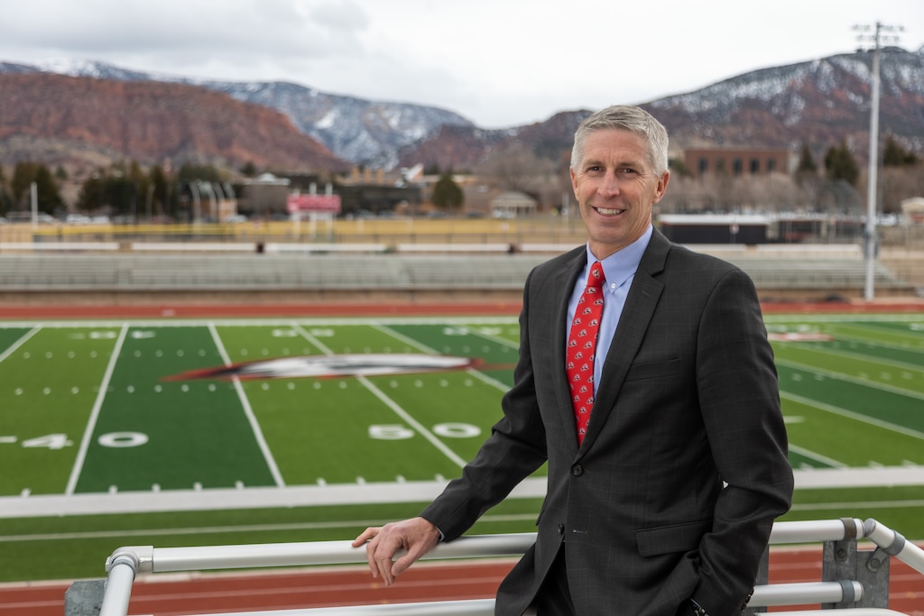 (SUU) Doug Knuth, who was hired as Southern Utah University's athletics director in 2022, announced this week that he is resigning his position.