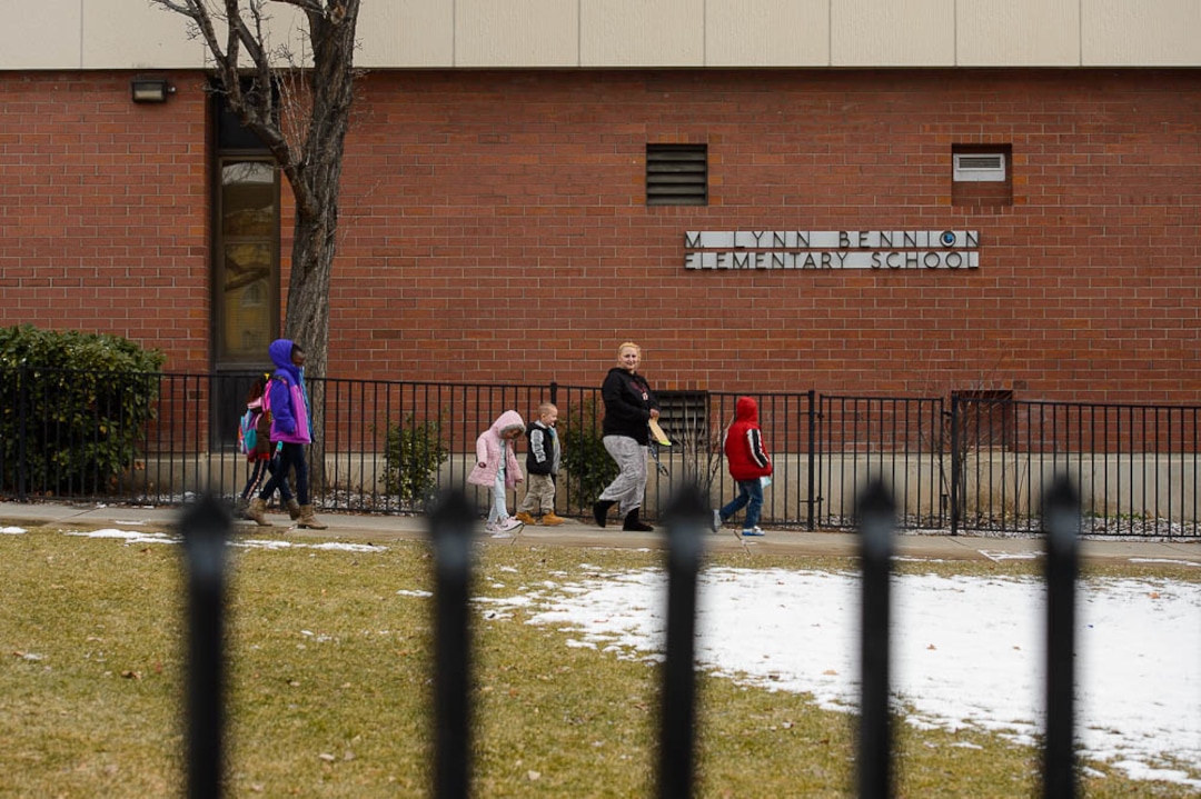 (Trent Nelson | The Salt Lake Tribune) Salt Lake City's Bennion Elementary might be closing due to low enrollment. The school district is holding a meeting  Tuesday Feb. 19, 2019 to discuss the issue and hear from parents.