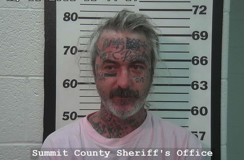 Nate Bozung, pro snowboarder, mug shot from Summit County, Utah, Sheriff's Office, on May 13, 2018.
