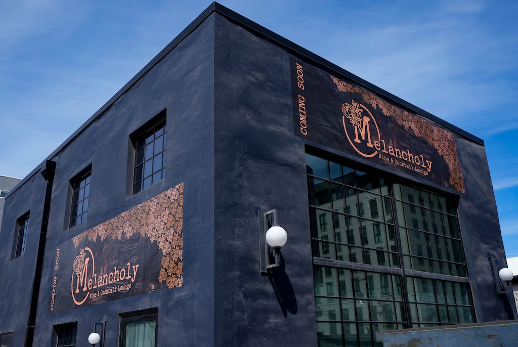 (Francisco Kjolseth | The Salt Lake Tribune) Melancholy Wine & Cocktail Lounge is one of the bars that will soon open in the Post District in downtown Salt Lake City, is pictured on Friday, April 19, 2024. The bar is projected to open on July 15, 2024.