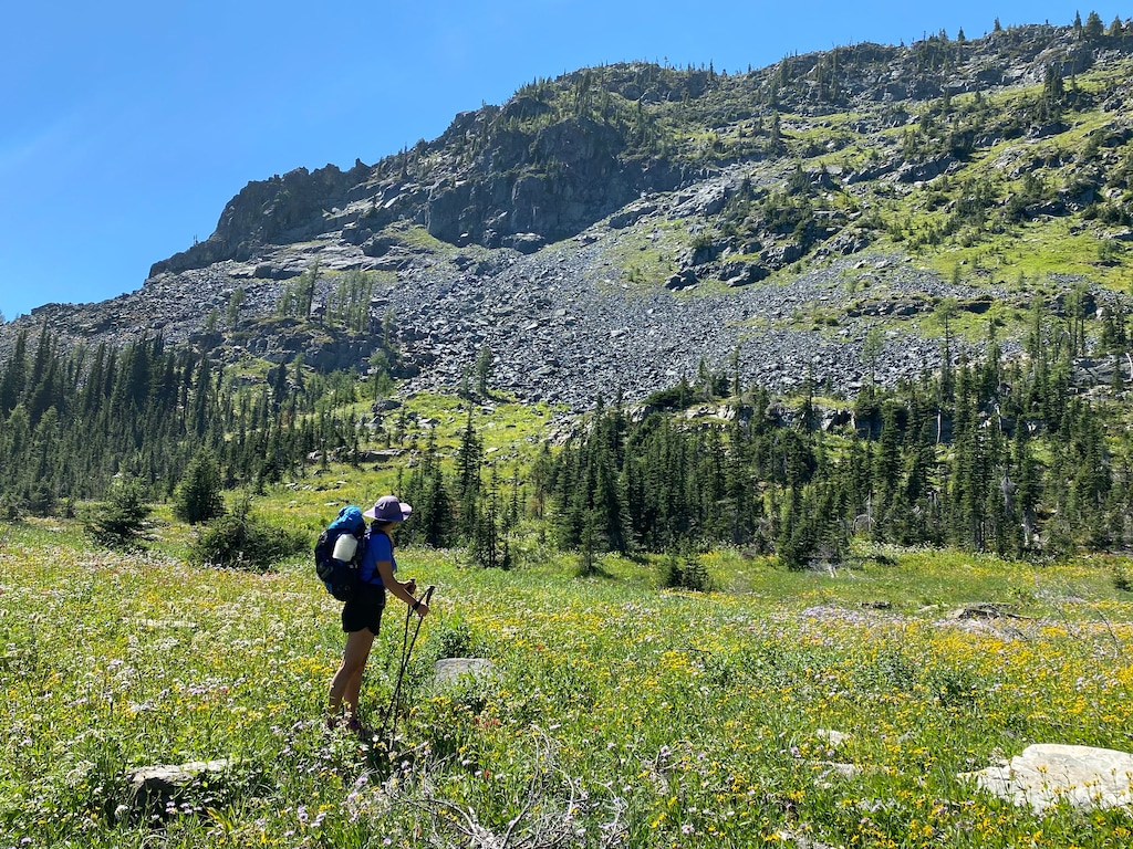 (Nicholas Kristof | The New York Times)  Hiking along the Pacific Northwest Trail in Montana. "When 'civilization' oppresses, wilderness is the best therapy," writes Nicholas Kristof.