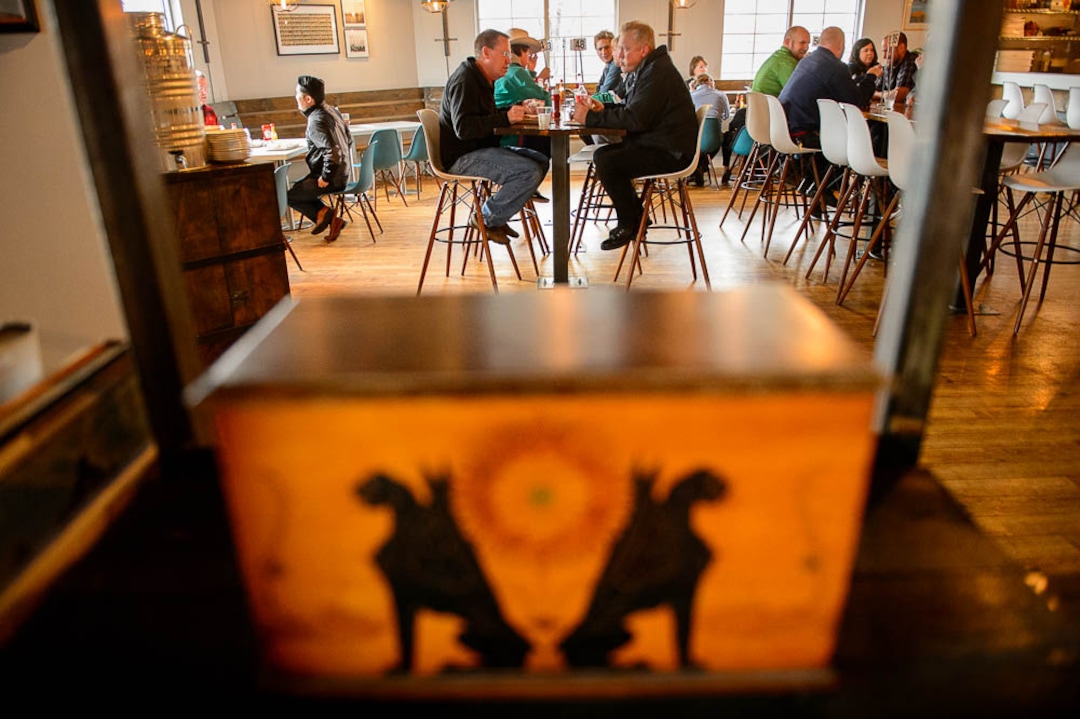 (Trent Nelson | The Salt Lake Tribune)  Nomad Eatery, a new fast-casual restaurant near the airport in Salt Lake City. The chef/owner is Justin Soelberg, who worked at Avenues Proper and Proper Burger before launching this new eatery. Thursday March 22, 2018.