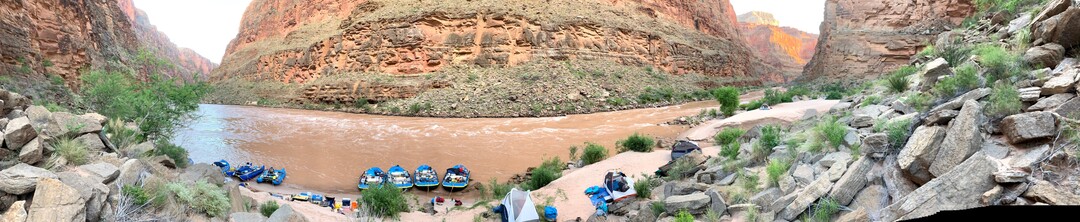 (Judy Fahys  |  InsideClimate News) Colorado River stakeholders have been experimenting with releases from Glen Canyon Dam to, among other things, improve the beaches that Grand Canyon river runners use for camping. Here at Olo Camp, sand beaches are monitored with the help of citizen scientists, with the broader aim of managing Colorado River water to the benefit of the environment, recreational users and water users.
