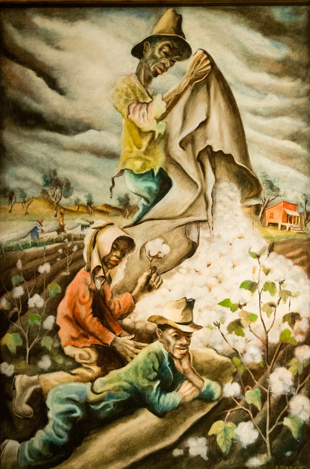 (Rick Egan  |  The Salt Lake Tribune)   White Gold, by Joseph Paul Vorst, in new exhibit titled: “Joseph Paul Vorst: A Retrospective,” which will run from November 9, 2017, through April 15, 2018, at the LDS Church History Museum. Thursday, November 9, 2017.