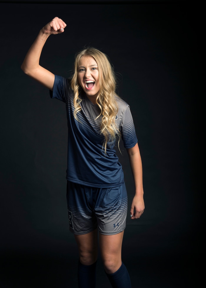 (Scott Sommerdorf   |  The Salt Lake Tribune)   Kenli Coon of Corner Canyon, Friday, December 8, 2017.  