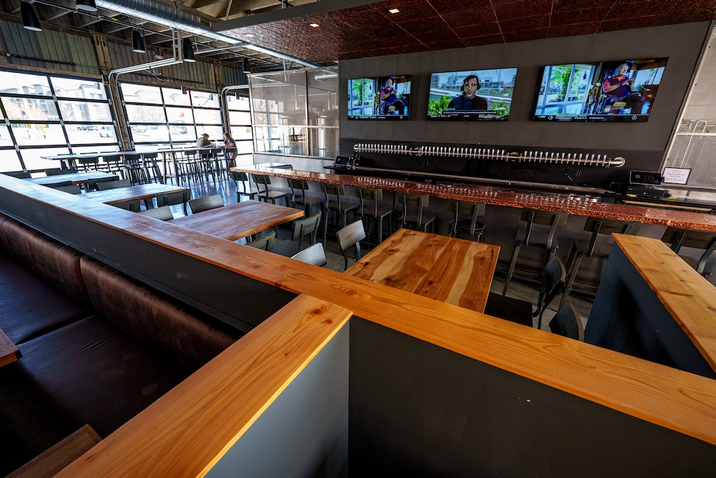 (Trent Nelson  |  The Salt Lake Tribune) Shades Brewpub in Salt Lake City on Friday, April 11, 2025.