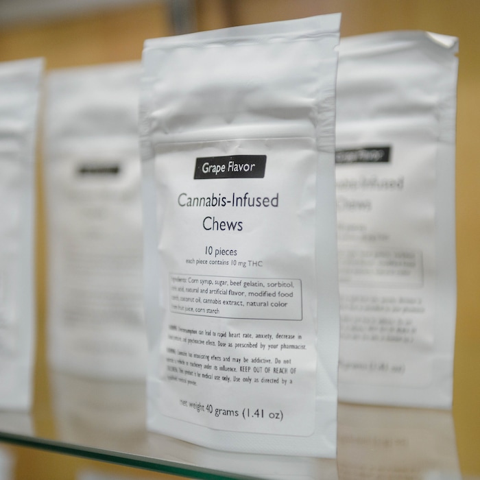 (Trent Nelson  |  Tribune file photo) Dragonfly Wellness becomes the first of Utah's 14 medical cannabis pharmacies to open for business in Salt Lake City on Monday, March 2, 2020.