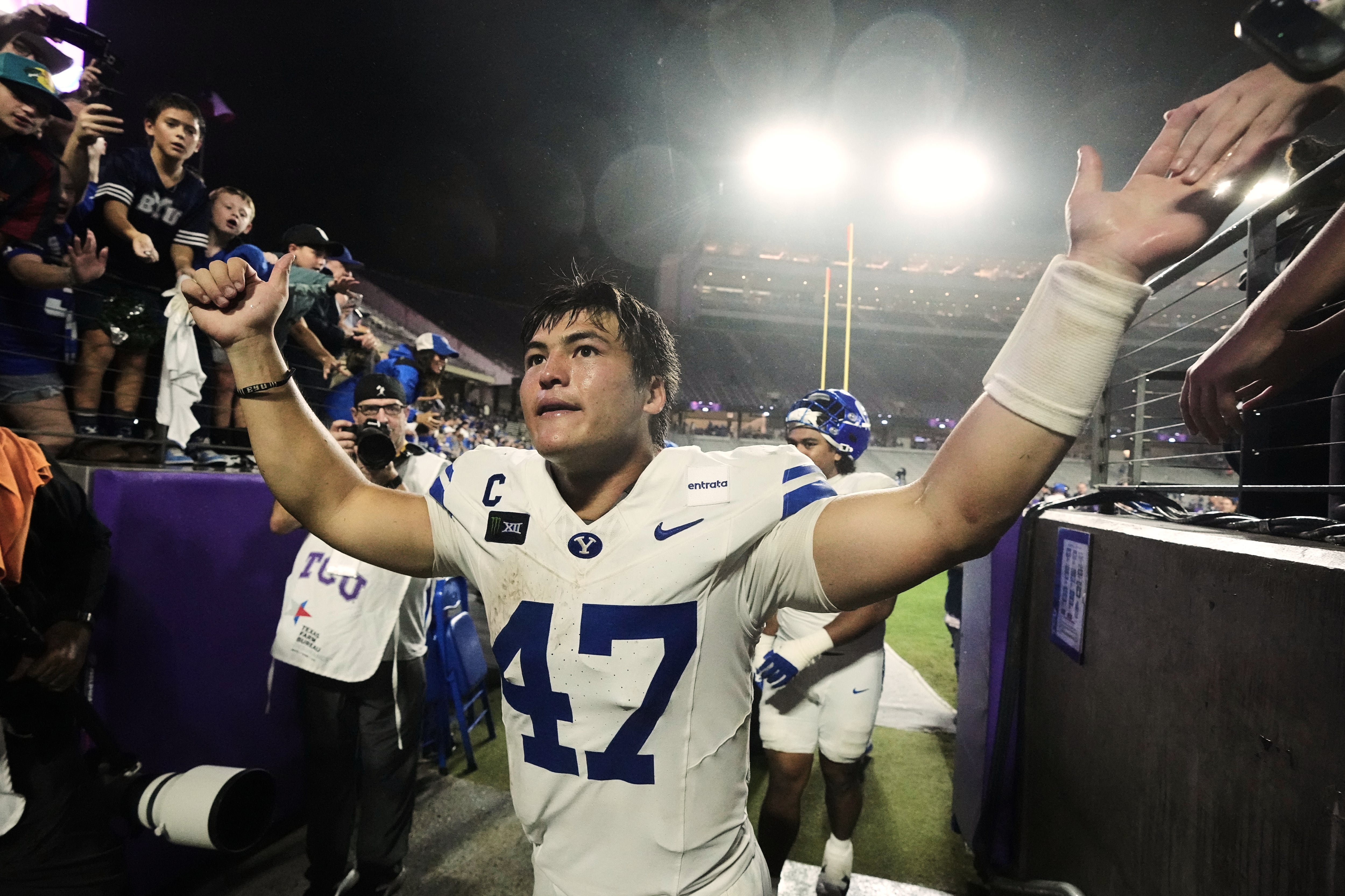 BYU Football Claims Victory Over TCU in Difficult, Rain-Soaked Matchup