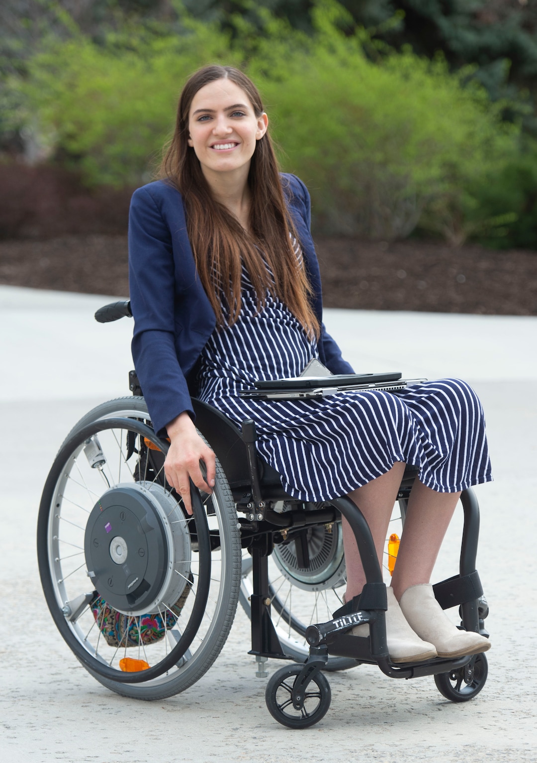 (Rick Egan  |  The Salt Lake Tribune)     Kendra Muller is leading a group that's challenging how BYU accommodates students with disabilities. Wednesday, April 17, 2019.