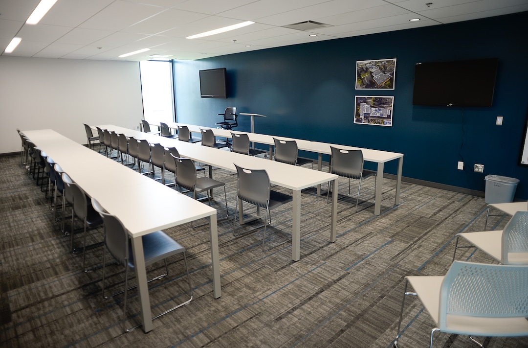 (Francisco Kjolseth  |  The Salt Lake Tribune)  Shelter the Homeless and Catholic Community Services of Utah (CCS) holds a public open house at the Gail Miller Resource Center on Friday, Sept. 6, 2019, with self-guided tours for the public to see the brand new building and learn about the services that will be provided there for both men and women.