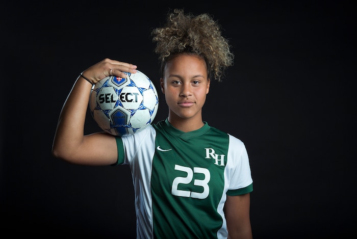 (Scott Sommerdorf   |  The Salt Lake Tribune)   Jordan Crockett of Rowland Hall, Friday, December 8, 2017.  