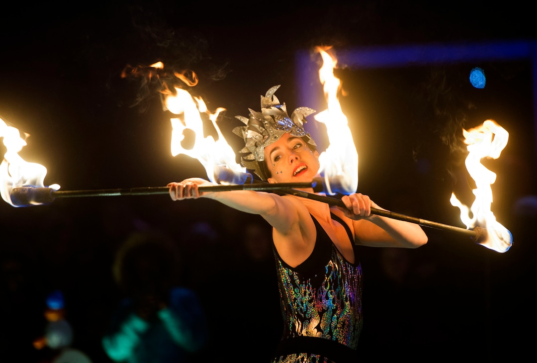(Rick Egan  |  The Salt Lake Tribune)   Lorin Hansen performs with Samba Fogo, at the Last Harrah New Years Eve party at the Gateway,  Sunday, December 31, 2017.