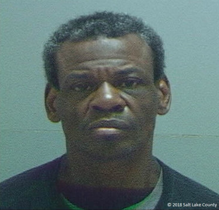 (Photo courtesy of Salt Lake County jail) Pictured is Alan Dale Covington, who was arrested on Nov. 27, 2018, after allegedly attacking two men at a Salt Lake City tire shop.