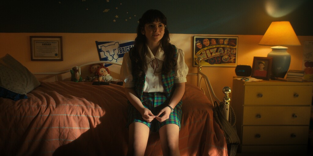 (Netflix) Gabriella Pizzolo plays Suzie, Dustin's long-distance girlfriend in Salt Lake City, in "Stranger Things."