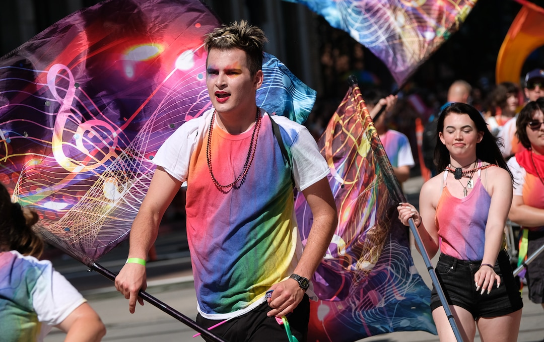 (Francisco Kjolseth  |  The Salt Lake Tribune)  Thousands participate in the Utah Pride Parade in Salt Lake City on Sunday June 2, 2019.