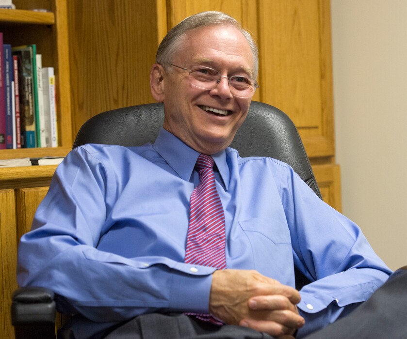 (Rick Egan  |  The Salt Lake Tribune)     Lowry Bushnell, a specialist in psychopharmacology (the effects of drugs on the mind and behavior), is one of six individuals to receive the newly formed Jon M. Huntsman Presidential Chair. Monday, June 18, 2018.