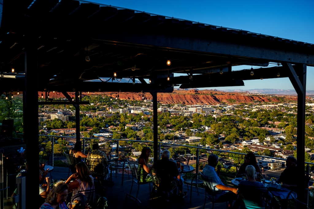 (Trent Nelson  |  The Salt Lake Tribune) STG Eats foodie Ryanne Day recommends taking dates to Cliffside Restaurant in St. George, where she says the views can't be beat.