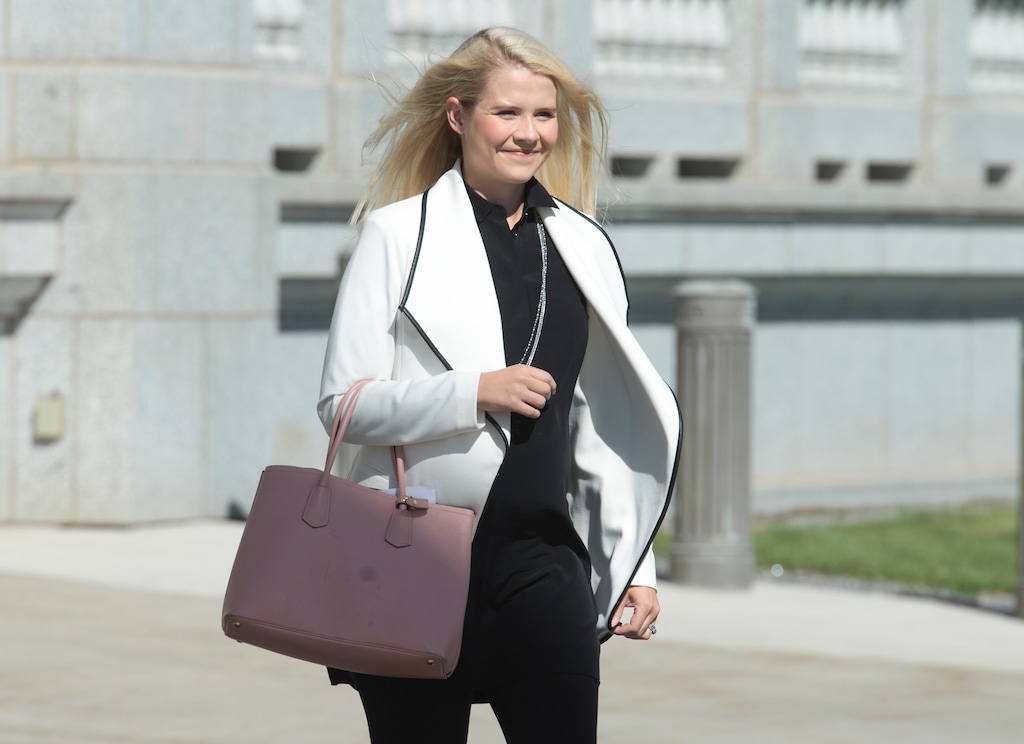 (Rick Egan  |  The Salt Lake Tribune)  Elizabeth Smart  arrives at the State Capitol, to speak about the pending release of Wanda Barzee, during a news conference on the steps of the Utah State Capitol. Thursday, Sept. 13, 2018.