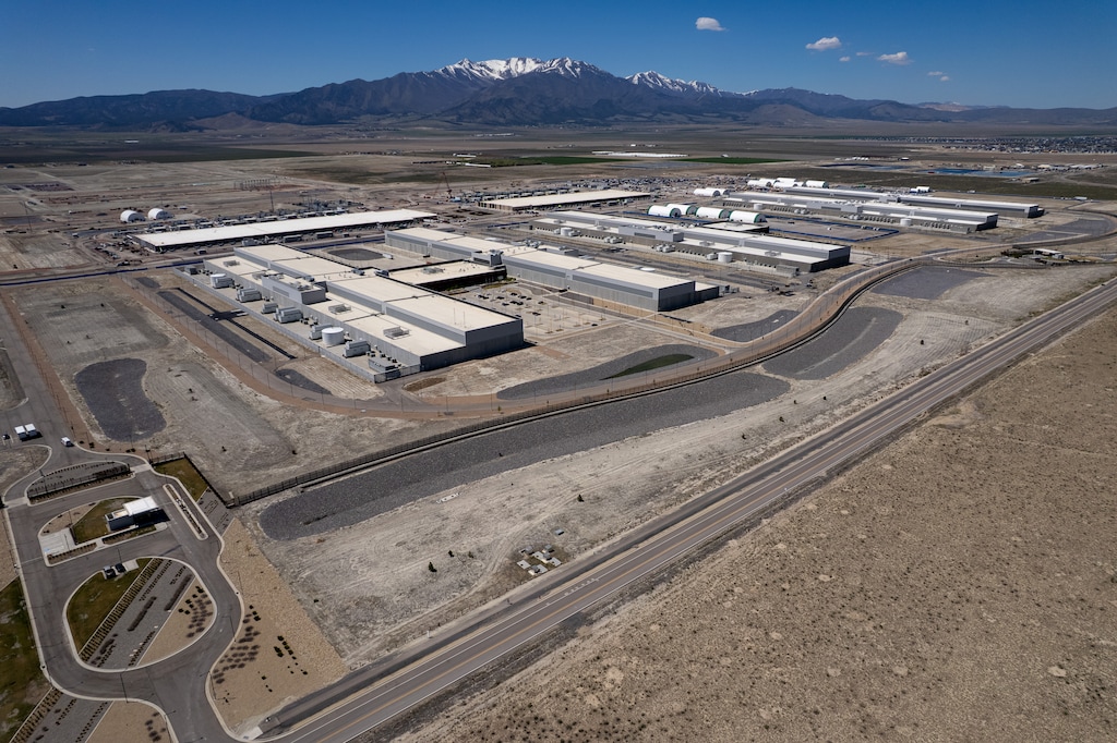 (Trent Nelson | The Salt Lake Tribune) Meta's Eagle Mountain Data Center on Friday, May 2, 2025.