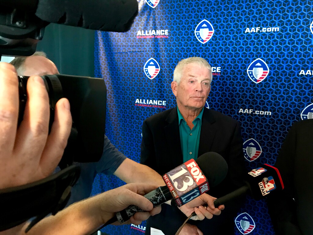 Former University of Utah football coach Dennis Erickson will be the head coach of Alliance Salt Lake, one of the eight teams in the startup Alliance of American Football league. Games at Rice-Eccles Stadium are set to begin in February 2019.