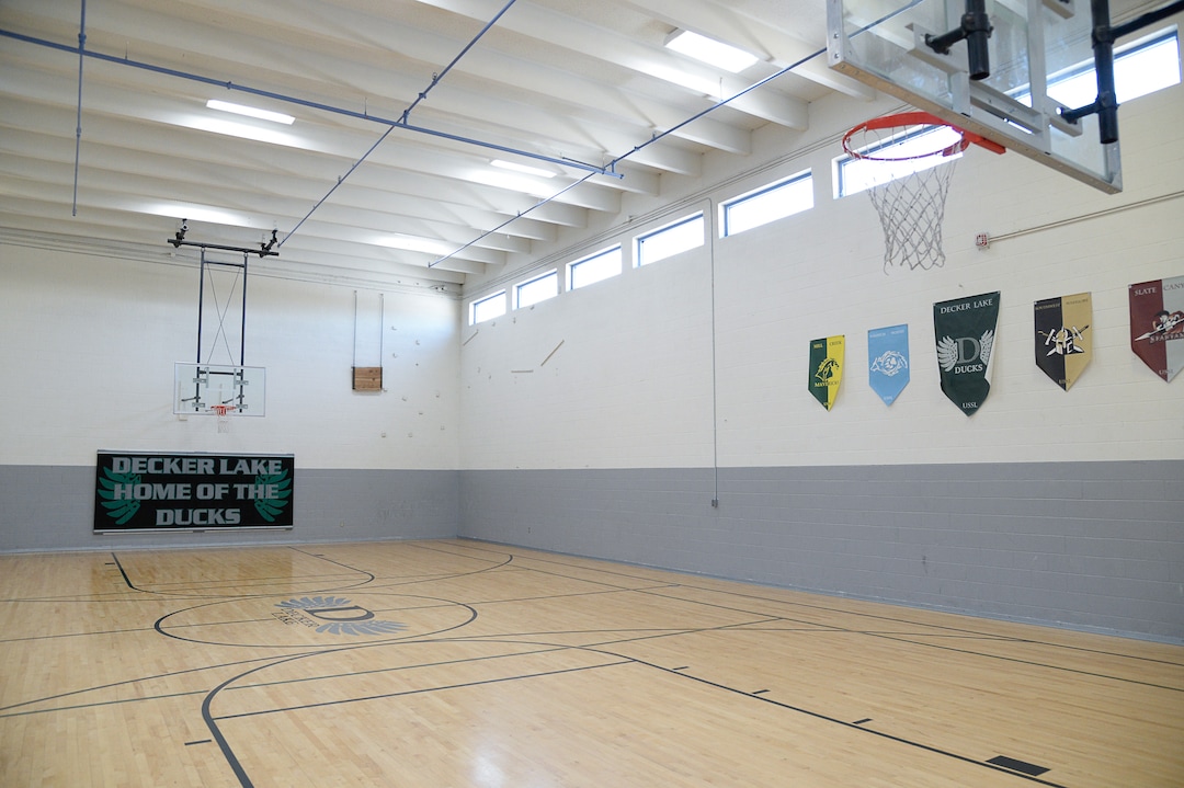 (Francisco Kjolseth  |  The Salt Lake Tribune) Juvenile Justice Services holds a press conference at Decker Lake Youth Center in West Valley City on Wednesday, Jan. 15, 2020, to discuss its success after juvenile justice reforms were passed in 2017. A walking tour provided a glimpse into the services including the basketball court and weightlifting area.