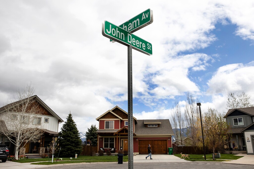 (Janie Osborne for The New York Times)

A residential area in Bozeman.