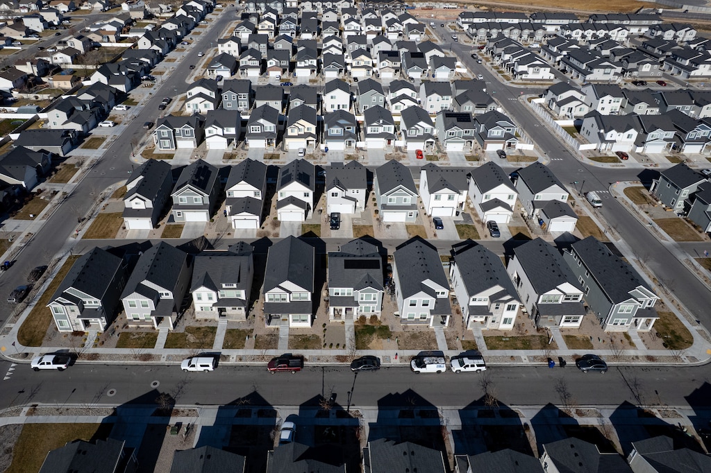 (Trent Nelson  |  The Salt Lake Tribune) Housing in the Gabler's Grove development in Magna on Tuesday, Jan. 27, 2026.
