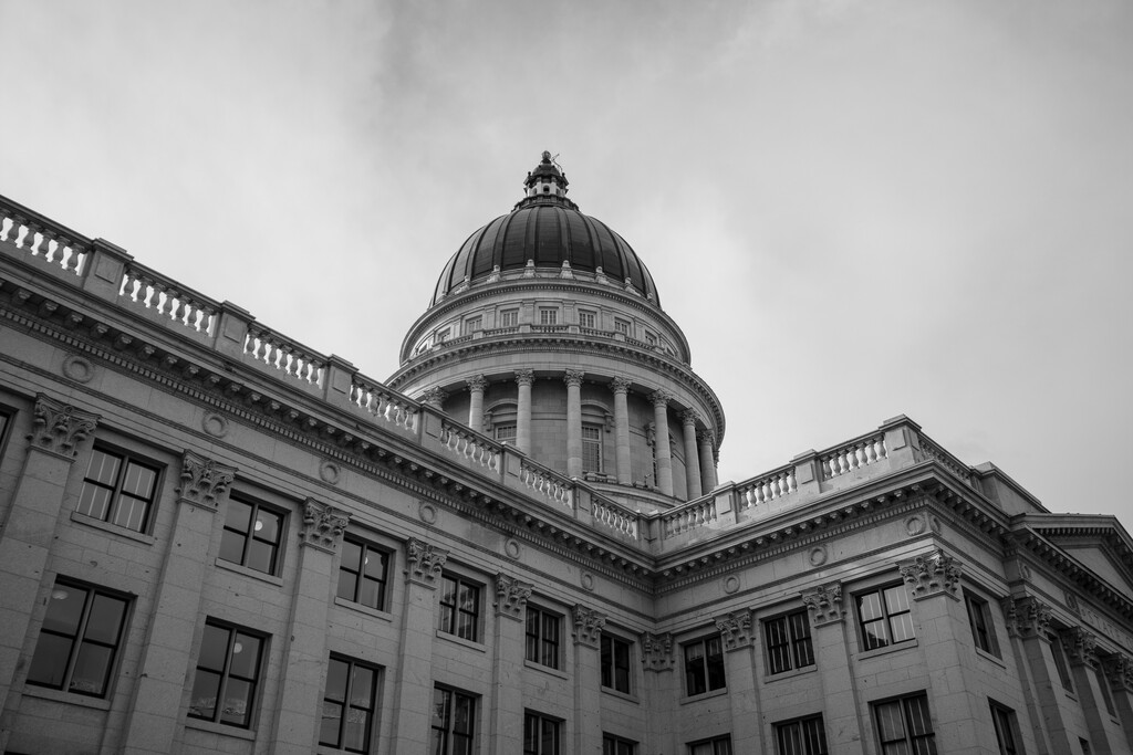 (Trent Nelson | The Salt Lake Tribune) The Utah Capitol in Salt Lake City on Wednesday, Jan. 3, 2024. Republican supermajorities on Capitol Hill are poised to tackle more bills aimed at DEI, transgender individuals and perceived federal overreach during the 2024 legislative session.