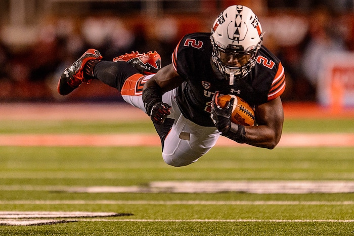 (Trent Nelson | The Salt Lake Tribune) Utah Utes running back Zack Moss (2) runs the ball as the Utah Utes host the San Jose State Spartans, NCAA football at Rice-Eccles Stadium in Salt Lake City, Saturday September 16, 2017.