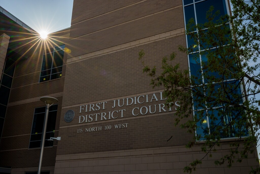 (Trent Nelson  |  The Salt Lake Tribune) 1st District Court in Logan on Thursday, May 18, 2023.