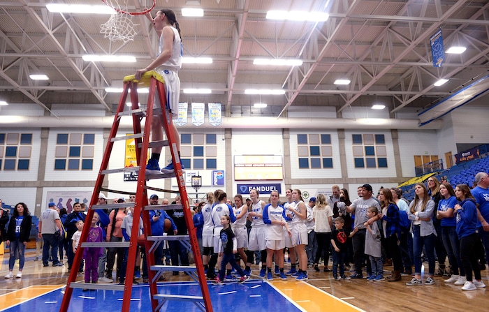 (Leah Hogsten  |  The Salt Lake Tribune) Fremont defeated Bingham 61-47 to win the 6A High School Girls' Basketball Tournament title at SLCC in Taylorsville,Saturday, Feb. 24, 2018. 