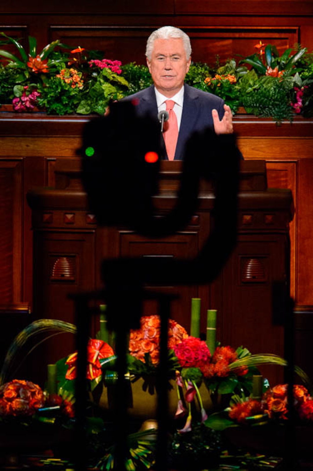 (Trent Nelson | The Salt Lake Tribune)  Dieter F. Uchtdorf speaks at the General Conference of The Church of Jesus Christ of Latter-day Saints in Salt Lake City, Saturday Oct. 6, 2018.