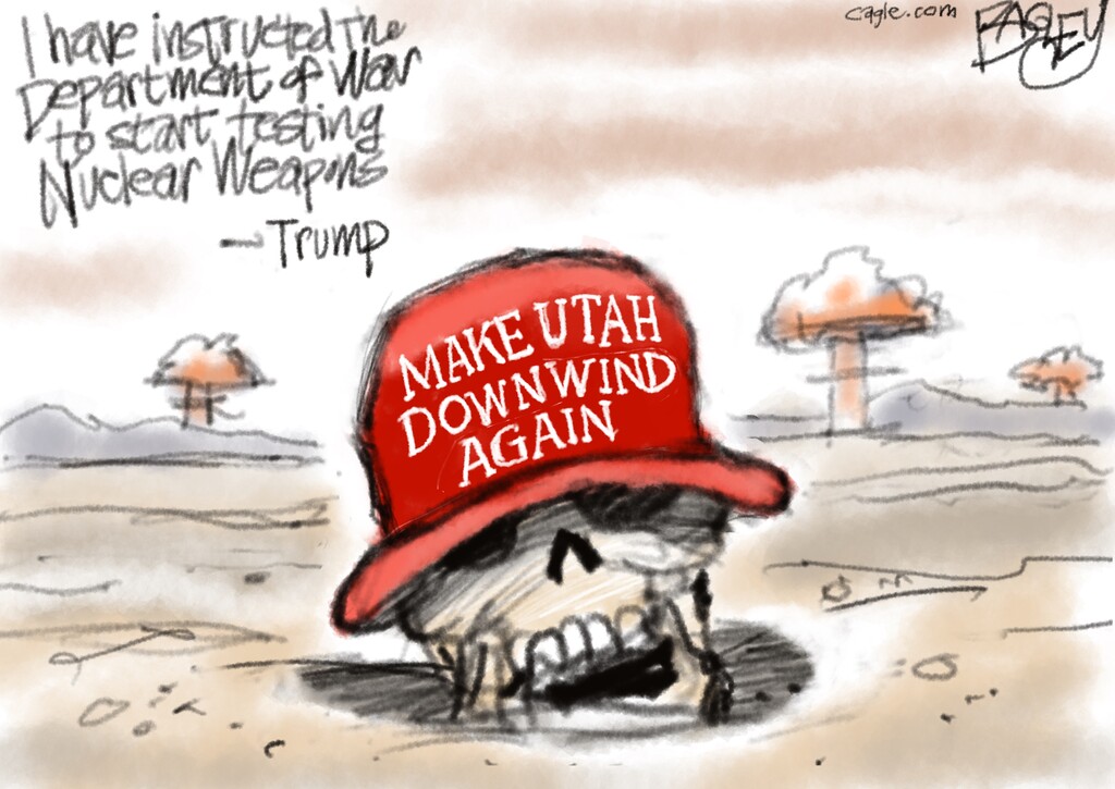 Pat Bagley | Blowing in the Wind