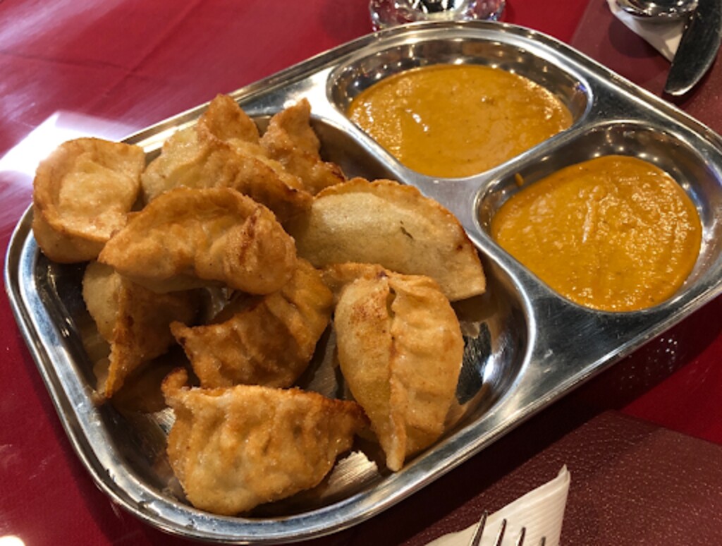 (Kolbie Peterson  | The Salt Lake Tribune) Chicken momos from Bhansa Ghar, a new Indian/Nepali restaurant at 250 W. 2100 South, Salt Lake City.