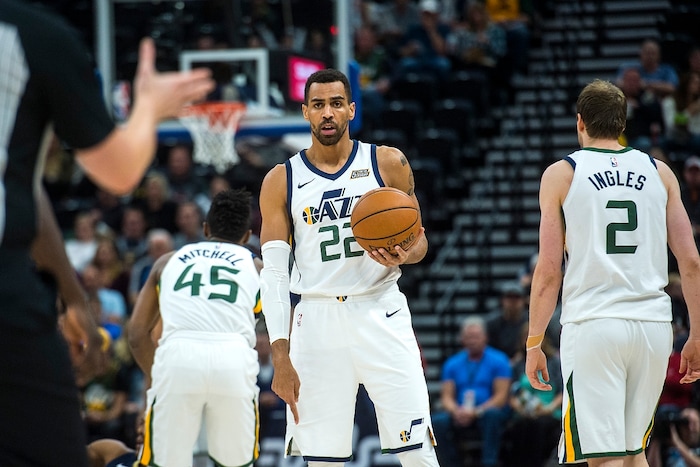 (Chris Detrick  |  The Salt Lake Tribune)  Utah Jazz forward Thabo Sefolosha (22) during the game at Vivint Smart Home Arena Friday, December 1, 2017.  