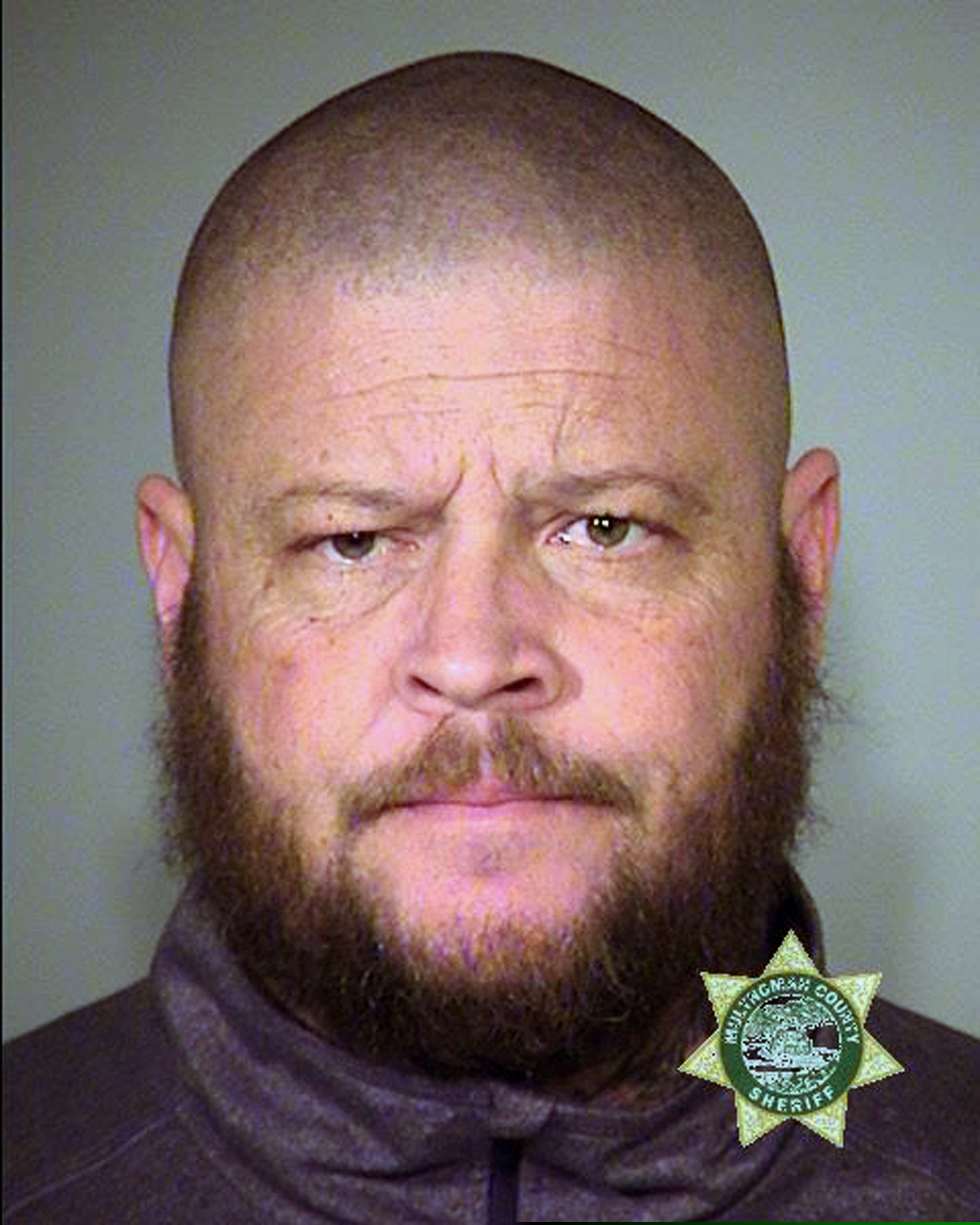(Multnomah County Sheriff via AP, File) This file photo provided by the Multnomah County Sheriff's Office on Jan. 27, 2016, shows Brian Cavalier. The former bodyguard for Nevada rancher Cliven Bundy has become the last person sentenced following the collapse of a federal prosecution stemming from an armed standoff with U.S. land management agents nearly five years ago. Chief U.S. District Judge Gloria Navarro sentenced Cavalier on Tuesday, Jan. 15, 2019 to the 20 months he already served in custody for the April 2014 confrontation.