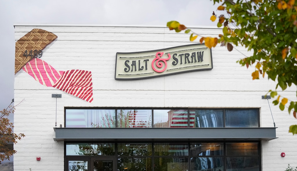 (Bethany Baker | The Salt Lake Tribune) The new Salt & Straw location in Riverton on Monday, Oct. 12, 2026.