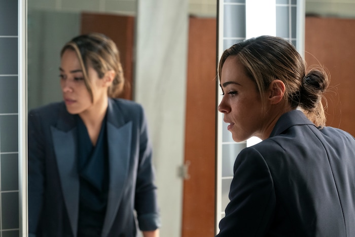 (Photo courtesy of Aaron Epstein/CBS) Jessica Camacho stars as Emily Lopez in “All Rise.”