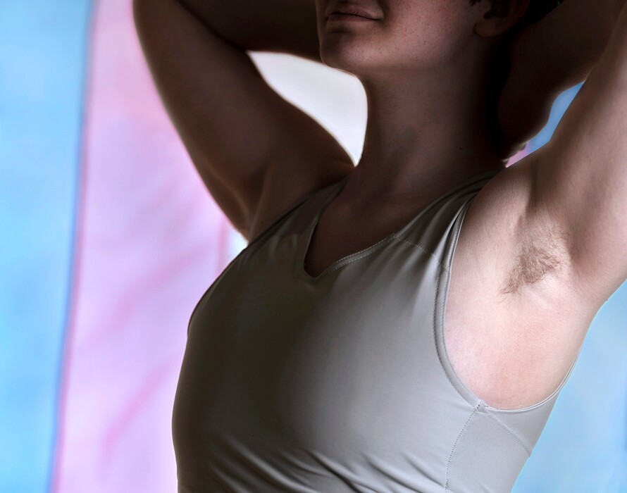 (Leah Hogsten | The Salt Lake Tribune)  Jacob, a 15-year-old transgender male, pictured at home on April 26, 2023, is looking forward to top surgery this summer.