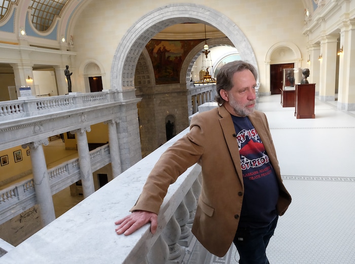 (Francisco Kjolseth  |  The Salt Lake Tribune)  Randy Gardner, brother of Ronnie Lee Gardner who was executed by firing squad by the state of Utah in 2010, talks about the collateral damage his family experienced. Gardner supports HB379 which would end the death penalty in Utah and that had just passed out of committee on Wednesday, Feb. 21, 2018, at the Utah Capitol.