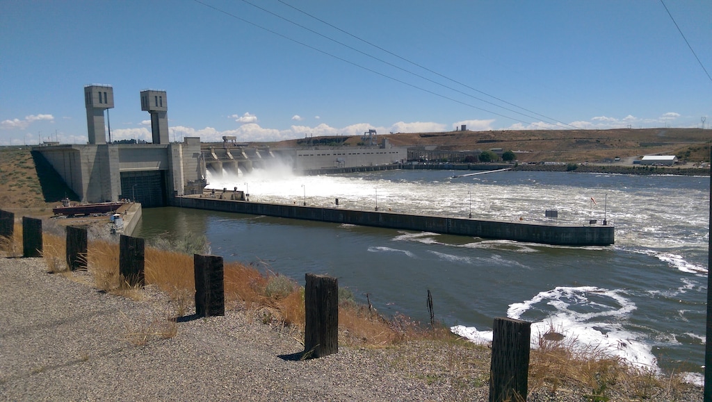 (Rocky Barker | Writers on the Range)

The Ice Harbor Dam on the Snake River near Burbank, Washington, in 2017.