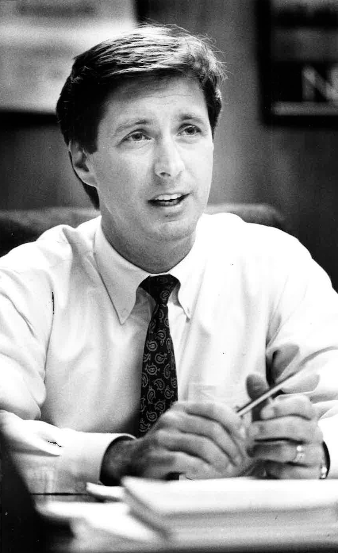 (Tribune File Photo)  University of Utah Athletic Director Dr. Chris Hill, November 29, 1989.