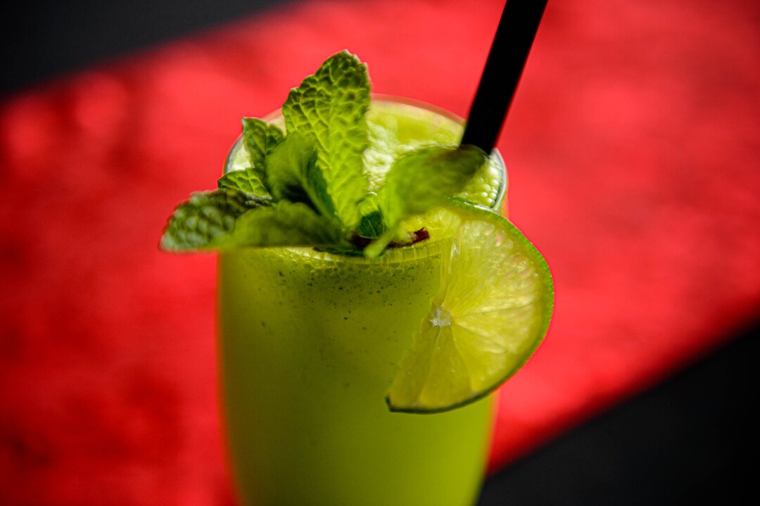 (Trent Nelson  |  The Salt Lake Tribune)Ginger lemonade at Sumac Cafe, a new Persian Restaurant in Cottonwood Heights on Friday May 31, 2019.