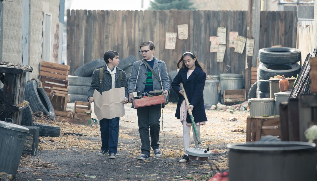 (Photo courtesy BYUtv) Jonathan Morgan Heit, Charlie Plummer and Malia Tyler starred in BYUtv's "Granite Flats."