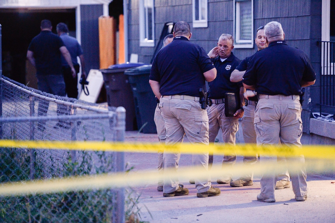 (Francisco Kjolseth  |  The Salt Lake Tribune)  Salt Lake City police investigate a tip that may be connected to the disappearance of MacKenzie Lueck on Wednesday, June 26, 2019.