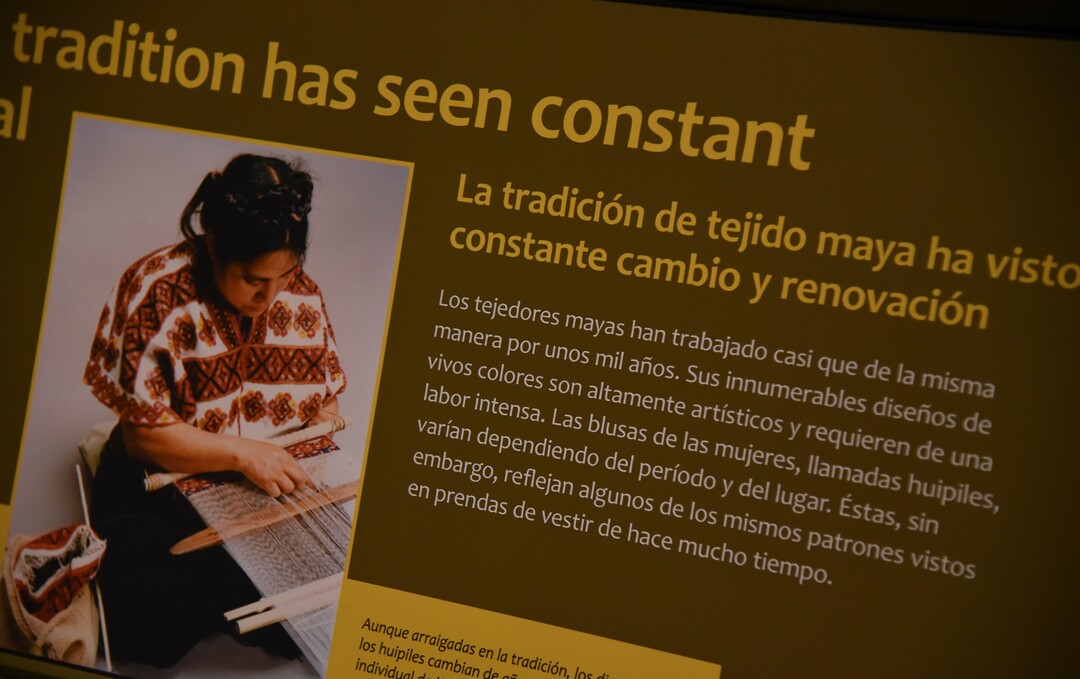 (Francisco Kjolseth  |  The Salt Lake Tribune)  Spanish and English welcomes visitors to the new Maya exhibit at The Natural History Museum of Utah. The museum recently received $1,175,721 in funding from the Salt Lake County Zoo, Arts and Park program. The Tier I arts organization, the name for the county's large arts programs, is one of many working to appeal to a diverse audience as the state's population grows and changes. The Natural History Museum has translated its brochures into Spanish and visits every fourth grade class on the west side in an effort to increase accessibility and grow its visitorship.