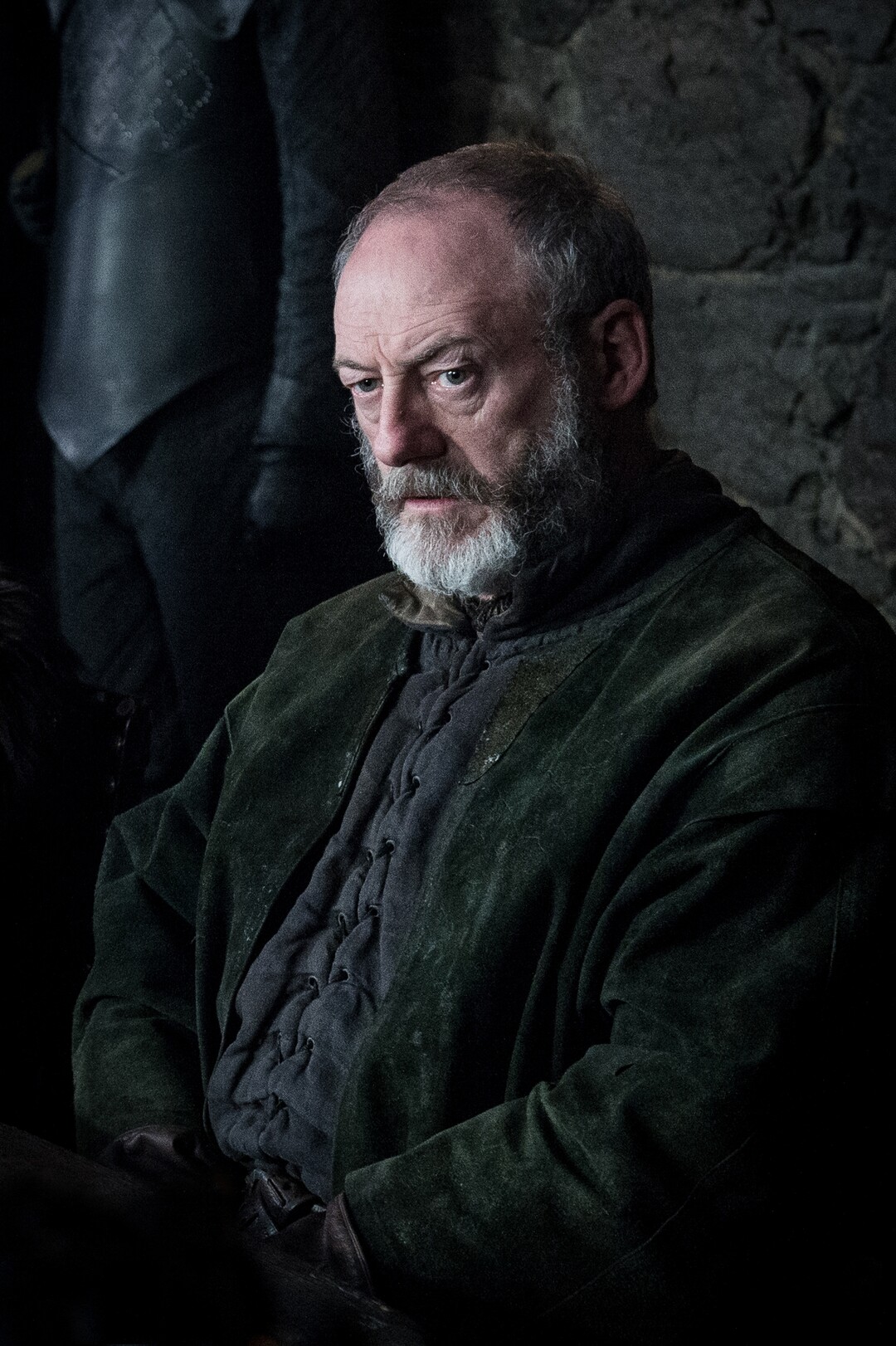 (Photo courtesy Helen Sloane/HBO) Liam Cunningham as Ser Davos Seaworth in Season 8 of “Game of Thrones.”